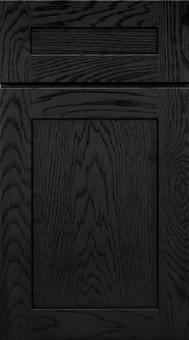 Black — Shaker door